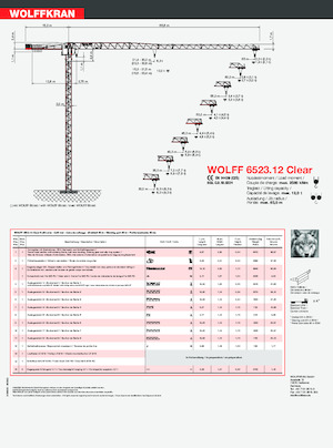 Turmkrane-LK-od Wolffkran 6523.12 Clear