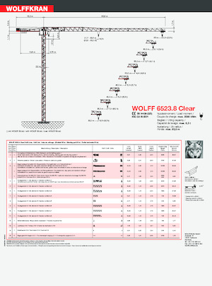 Turmkrane-LK-od Wolffkran 6523.8 Clear