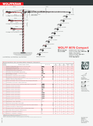 Turmkrane-LK-od Wolffkran 8076 Compact