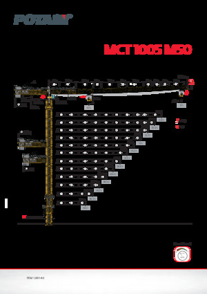 Turmkrane-LK-od Potain MCT 1005 M50