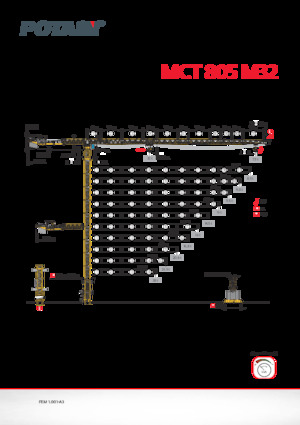 Turmkrane-LK-od Potain MCT 805 M32