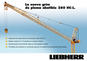 Turmkrane-N-od. Liebherr 280 HC-L 16/28  Litronic