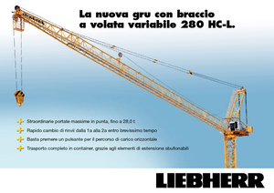 Turmkrane-N-od. Liebherr 280 HC-L 16/28  Litronic