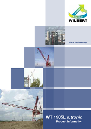 Turmkrane-N-od. Wilbert WT 1905 L e.tronic