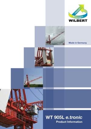 Turmkrane-N-od. Wilbert WT 905 L e.tronic