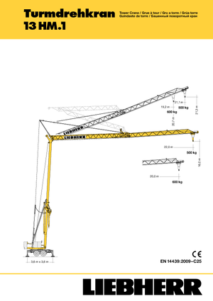 Turmkrane-LK-ud Liebherr 13 HM