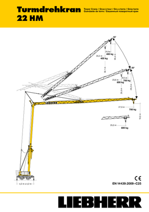 Turmkrane-LK-ud Liebherr 22 HM FU