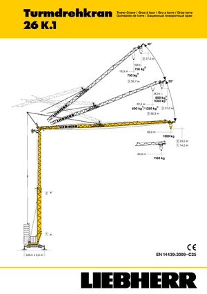 Turmkrane-LK-ud Liebherr 26 K.1