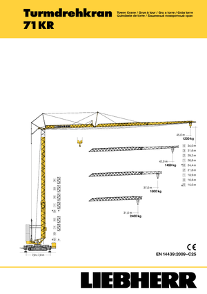 Turmkrane-LK-ud Liebherr 71 KR.1 (FU)