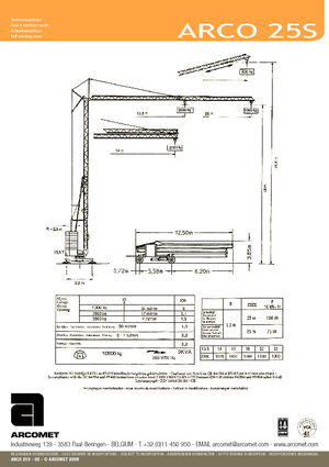 Turmkrane-LK-ud Arcomet Arco 25 S