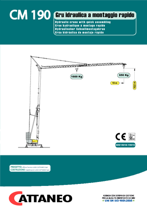 Turmkrane-LK-ud Cattaneo CM 190 