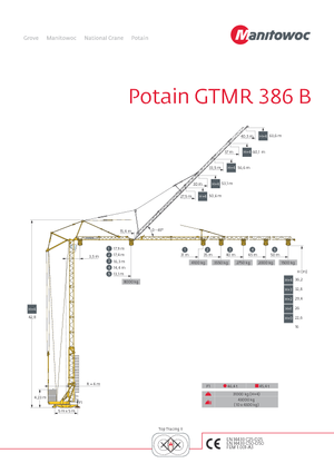 Turmkrane-LK-ud Potain GTMR 386 B