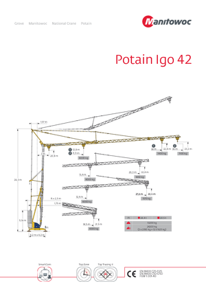 Turmkrane-LK-ud Potain IGO 42