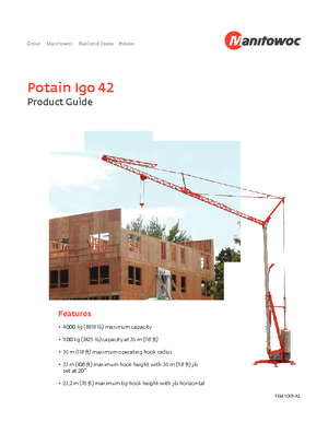 Turmkrane-LK-ud Potain IGO 42