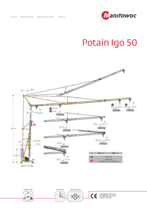 Turmkrane-LK-ud Potain IGO 50