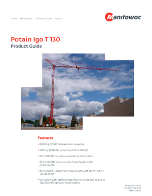 Turmkrane-LK-ud Potain IGO T 130