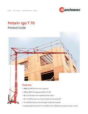 Turmkrane-LK-ud Potain IGO T 70