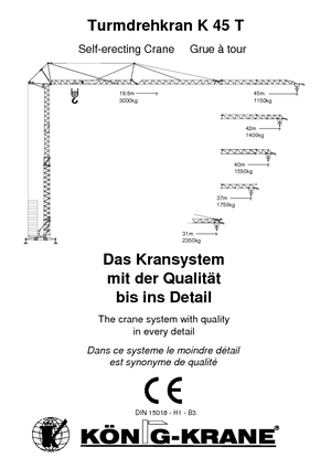 Turmkrane-LK-ud König K 45 T