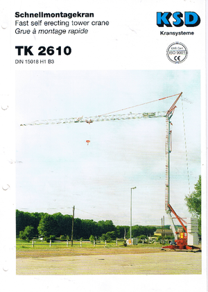 Turmkrane-LK-ud KSD TK 2610