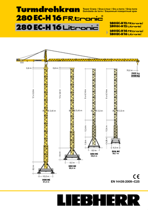 Turmkrane-LK-od Liebherr 280 EC-H 16 Lit