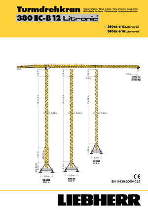 Turmkrane-LK-od Liebherr 380 EC-B 12 Litronic