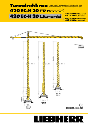Turmkrane-LK-od Liebherr 420 EC-H 20