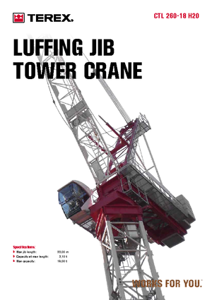 Turmkrane-LK-od Terex Comedil (Zeppelin) CTL 260-18