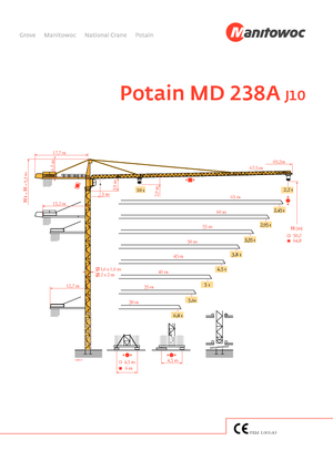 Turmkrane-LK-od Potain MD 238 A-J10