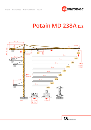 Turmkrane-LK-od Potain MD 238 A-J12
