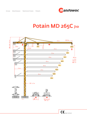 Turmkrane-LK-od Potain MD 265 C J10