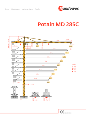 Turmkrane-LK-od Potain MD 285 C