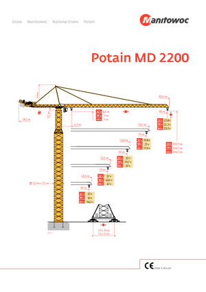 Turmkrane-LK-od Potain MD 650-32 t