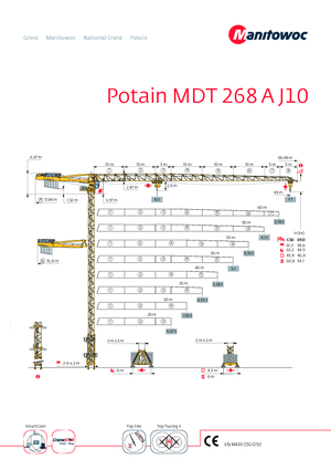 Turmkrane-LK-od Potain MDT 268 A J10