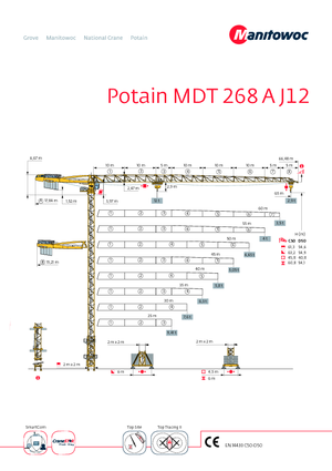Turmkrane-LK-od Potain MDT 268 A J12