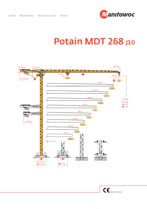 Turmkrane-LK-od Potain MDT 268 J10