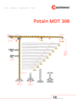 Turmkrane-LK-od Potain MDT 308