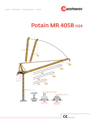 Turmkrane-LK-od Potain MR 405 B 24