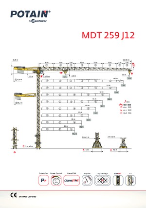 Turmkrane-LK-od Potain MDT 259 J12