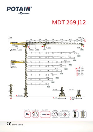 Turmkrane-LK-od Potain MDT 269 A J12
