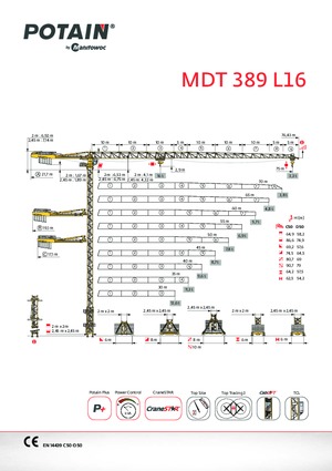Turmkrane-LK-od Potain MDT 389 L16