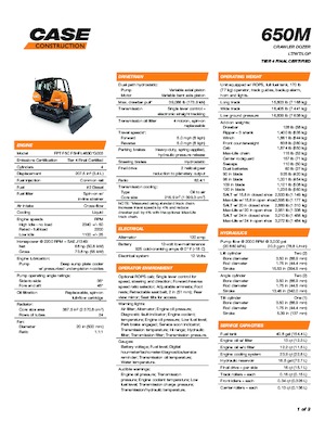 Kettendozer Case 650M WT