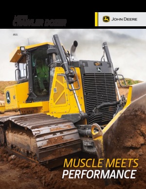 Kettendozer John Deere Construction 850L XLT