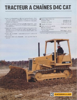 Kettendozer Caterpillar D 4 C