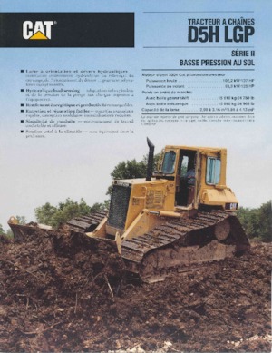 Kettendozer Caterpillar D 5 H II LGP