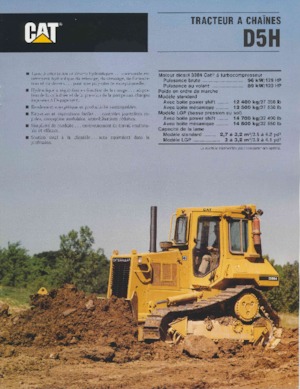 Kettendozer Caterpillar D 5 H LPP