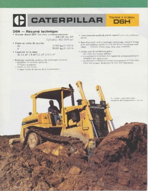 Kettendozer Caterpillar D 6 H DPL