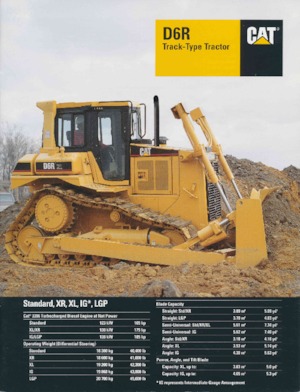 Kettendozer Caterpillar D 6 R LGP