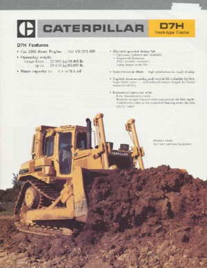 Kettendozer Caterpillar D 7 H DPS