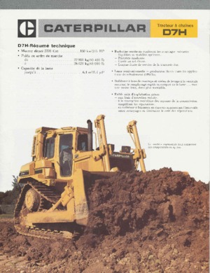 Kettendozer Caterpillar D 7 H DPS