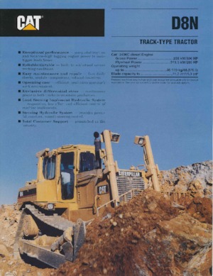 Kettendozer Caterpillar D 8 N